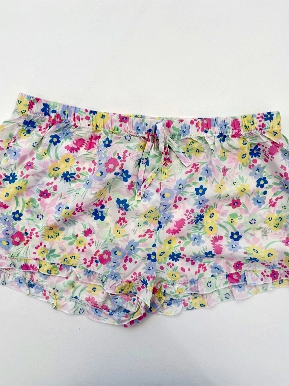 Primark Floral Ruffled short Size Large